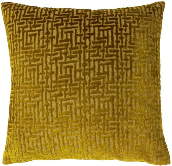 Unyqoos® Stijlvolle jacquard kussenhoes in goudkleur voor elk interieur