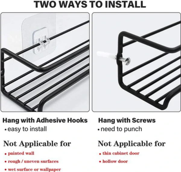 P-87213235614133-20260406102728.webp Unyqoos® Stijlvol Muurkruidenrek met Vier Verdiepingen en Flexibele Montageopties voor Keuken en Badkamer