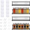 P-87213235614138-20260406102741.webp Unyqoos® Stijlvol Muurkruidenrek met Vier Verdiepingen en Flexibele Montageopties voor Keuken en Badkamer
