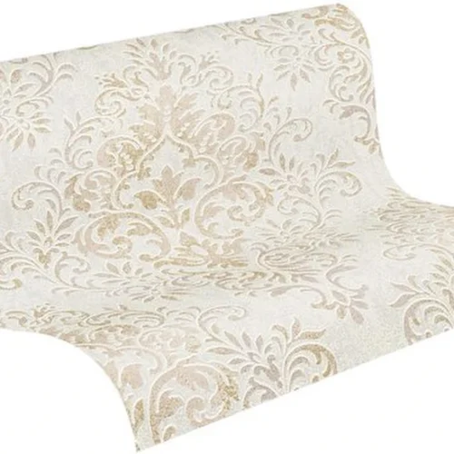P-87213235615050-20260405113359.webp Unyqoos® Elegant vliesbehang met barokke ornamenten in beige en bruin tinten, beige-bruin
