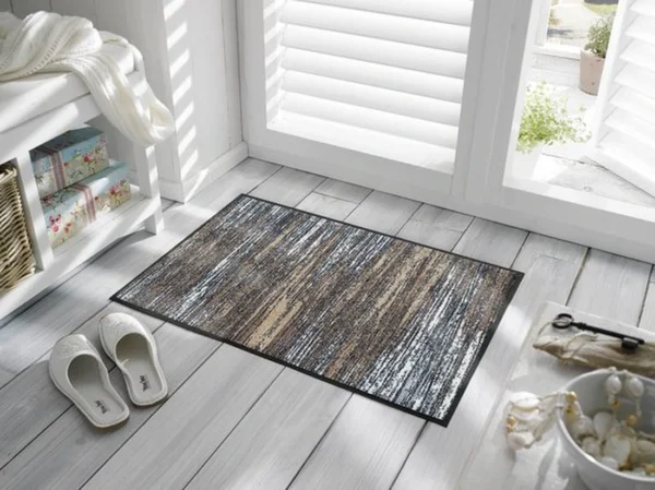 Unyqoos® Beige multifunctionele deurmat met antislip en geluidsdempende eigenschappen