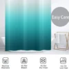 Unyqoos® Modern Douchegordijn met Turquoise Ombre Design voor Stijlvolle Badkamers