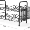 P-87213235680233-20260406105835.webp Unyqoos® Stijlvol metalen wijnrek voor 8 flessen, ideaal voor keuken en bar