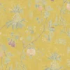 P-87213235687888-20260405114147.webp Unyqoos® Vliesbehang met geel bloemenpatroon voor stijlvol en gezond interieurontwerp