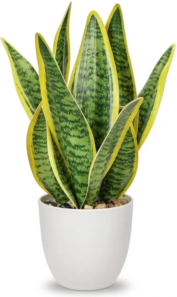 Unyqoos® Decoratieve kunstplant in stijlvolle pot voor huis en kantoor