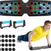 Unyqoos® Opvouwbaar push-upboard met kleurcodering voor thuis spiertraining