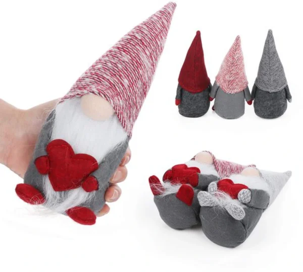 P-87213235829752-20260406092753.webp Unyqoos® Set van 8 handgemaakte Zweedse kerstkabouters voor sfeervolle decoratie