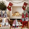P-87213235829754-20260406092816.webp Unyqoos® Set van 8 handgemaakte Zweedse kerstkabouters voor sfeervolle decoratie