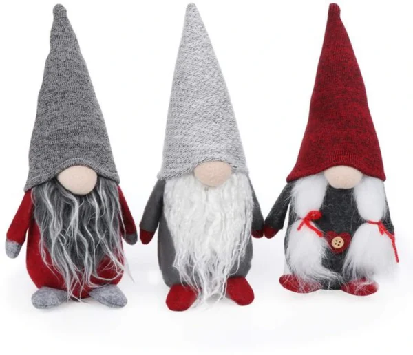 P-87213235829756-20260406092844.webp Unyqoos® Set van 8 handgemaakte Zweedse kerstkabouters voor sfeervolle decoratie