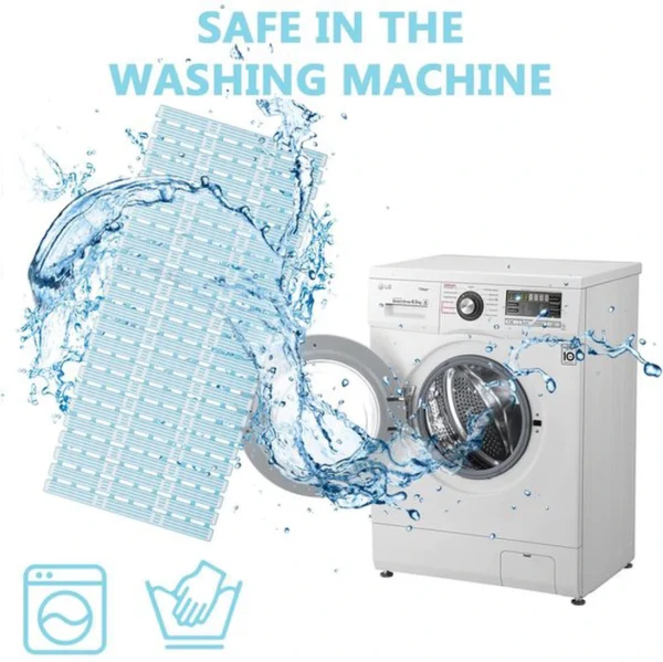 Unyqoos® Antislip Douchmat 68x40 cm voor Badkuip met Sterke Zuignappen