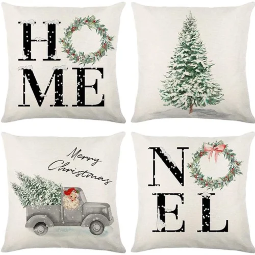 P-87213235873380-20260406112317.webp Unyqoos® Set van 4 decoratieve kussenslopen voor woonkamer en slaapkamer