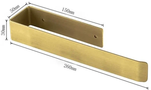 Unyqoos® Gouden zelfklevende handdoekhouder voor badkamer en keuken