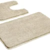Unyqoos® Zachte Microvezel Badtapijten Set Met Antislip, Absorberend En Wasbaar Ontwerp Voor Badkamer
