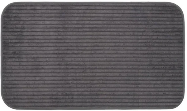P-87213235945340-20260405140422.webp Unyqoos® Zachte en veilige badmat met antislip in antraciet, 50 x 70 cm