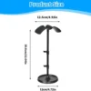 Unyqoos® Gebogen headset standaard met opbergruimte en stabiele basis voor hoofdtelefoons