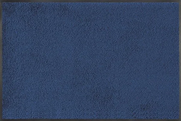Unyqoos® Marineblauwe wasbare deurmat voor binnen en buiten van 50 x 75 cm