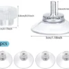 P-87213235951421-20260406115321.webp Unyqoos® Set van 20 sterke transparante zuignappen met schroefdraad voor diverse oppervlakken
