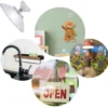 P-87213235951423-20260406115329.webp Unyqoos® Set van 20 sterke transparante zuignappen met schroefdraad voor diverse oppervlakken