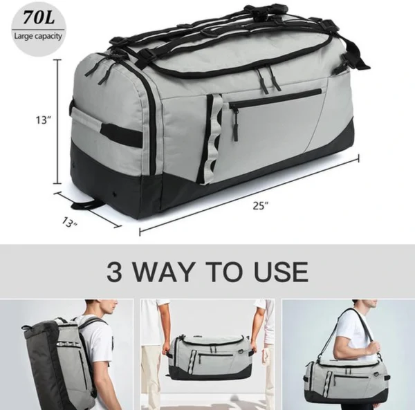 Unyqoos® Grote multifunctionele reistas met apart schoenenvak voor sport en reizen