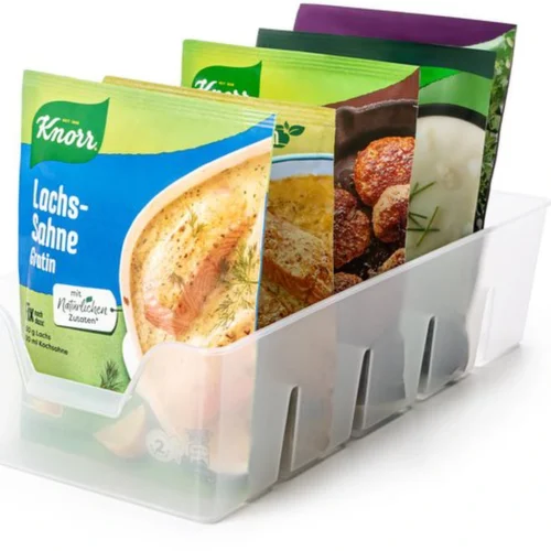P-87213235996830-20260406102855.webp Unyqoos® Transparante Stapelbare Kruidenorganizer voor Efficiënte Keukenopslag
