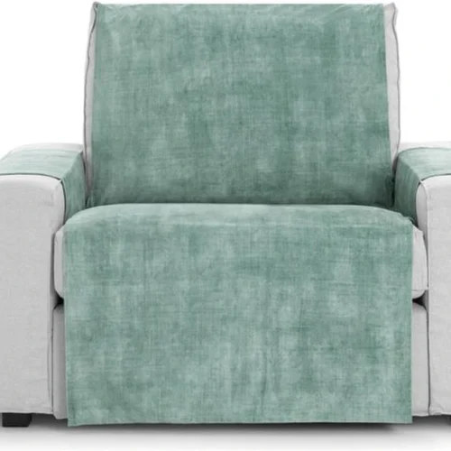 Unyqoos® Aquamarijnkleurige universele beschermhoes voor eenzitsbank met eenvoudige bevestiging