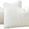 Unyqoos® Set van twee decoratieve corduroy kussenhoezen voor bank en woonkamer