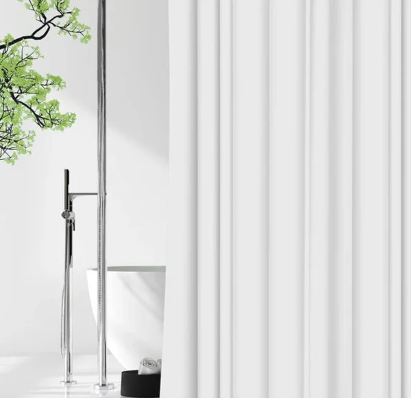 P-87213236072721-20260403113420.webp Unyqoos® Waterdicht en antibacterieel douchegordijn met haken en ringen voor elke badkamer