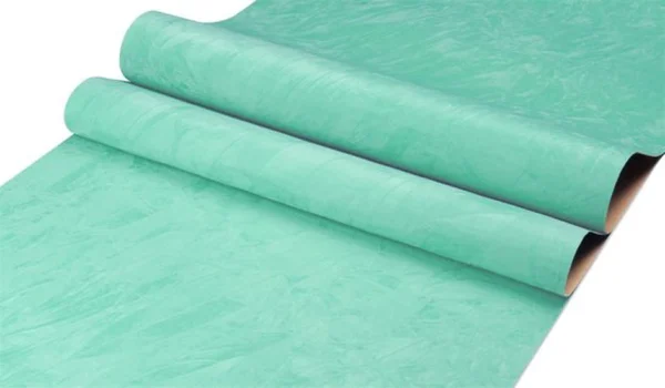 Unyqoos® Zelfklevende mintgroene fluweelachtige muur- en meubelfolie voor decoratie 44.5cm×7m