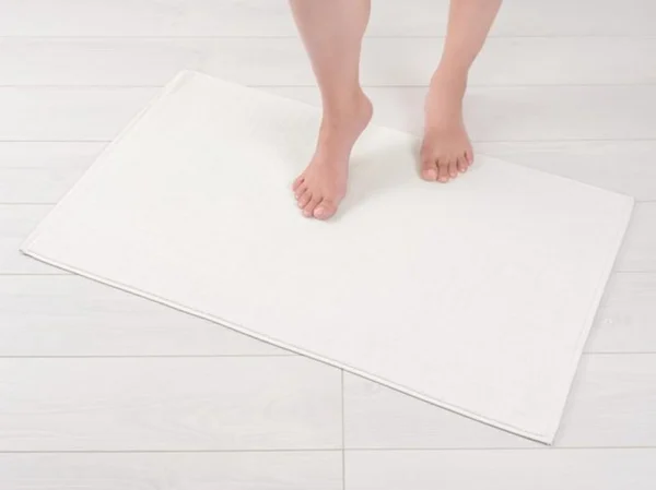 Unyqoos® Absorberende en Sneldrogende Antislip Badmat van 100% Katoen 51 x 86 cm voor Luxe Comfort