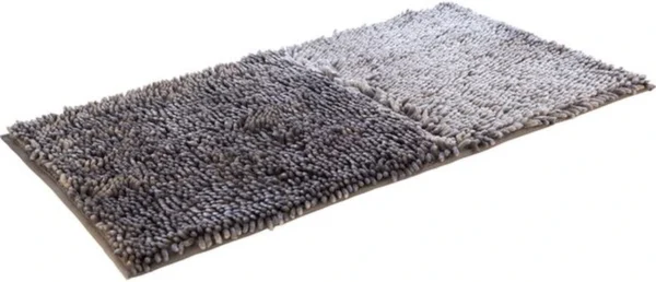 P-87213236132118-20260405135156.webp Unyqoos® Zachte en elegante badmat in zilvergrijs voor moderne badkamerstijl