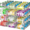 P-87213236137300-20260406105923.webp Unyqoos® Transparante stapelbare blikjeshouder met vier niveaus voor keukenopslag
