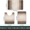 P-87213236140412-20260405135821.webp Unyqoos® Zachte en Luxe 3-delige Badmatset met Antislip en Ultra Absorptievermogen voor Badkamer