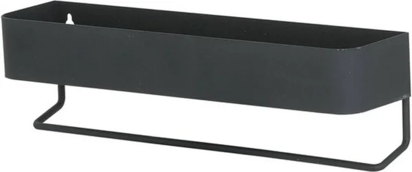 P-87213236146901-20260405181720.webp Unyqoos® Stijlvolle metalen wandplank met geïntegreerde handdoekstang voor badkamer en keuken