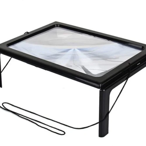 Unyqoos® Dimmbare leesloep met LED-verlichting voor handen vrij gebruik