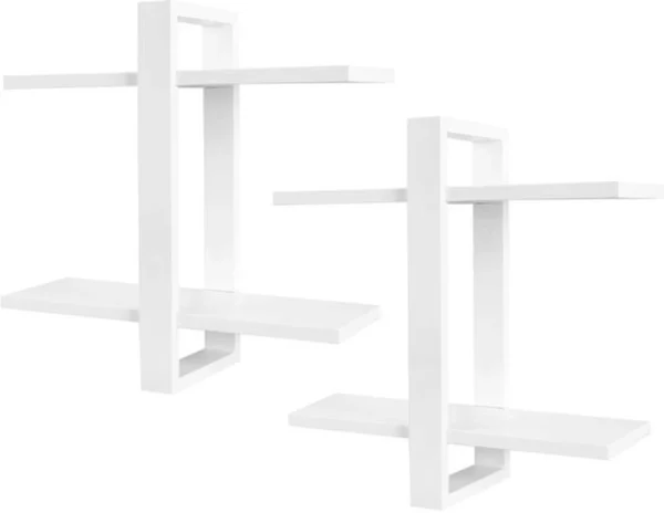 P-87213236198313-20260406081315.webp Unyqoos® Set van 2 stijlvolle zwevende wandplanken voor elke ruimte in huis of kantoor