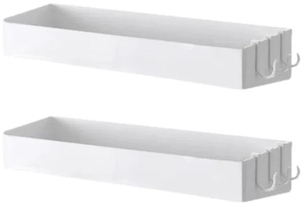 P-87213236235930-20260405173905.webp Unyqoos® Witte Zelfklevende Doucheplank Set van 2 voor Badkamer en Keuken
