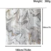 Unyqoos® Waterdicht en Douchegordijn met Steenpatroon in Beige voor Bad en Douche, 180 x 180 cm