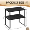 P-87213236255732-20260406102951.webp Unyqoos® Uitbreidbare en stapelbare keukenkastorganizer set van 4 voor optimale opbergruimte