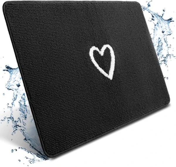 P-87213236268150-20260406092949.webp Unyqoos® Wasbare antislip deurmat voor binnen en buiten in zwart 60x90 cm
