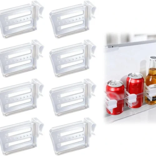P-87213236270720-20260406095200.webp Unyqoos® Set van 8 verstelbare transparante scheidingswanden voor koelkastorganisatie