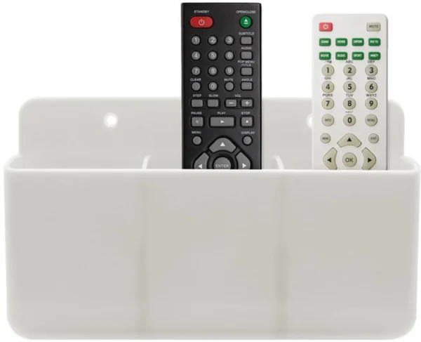 P-87213236271020-20260406081702.webp Unyqoos® Zelfklevende wandhouder met verstelbare vakken voor afstandsbedieningen en meer