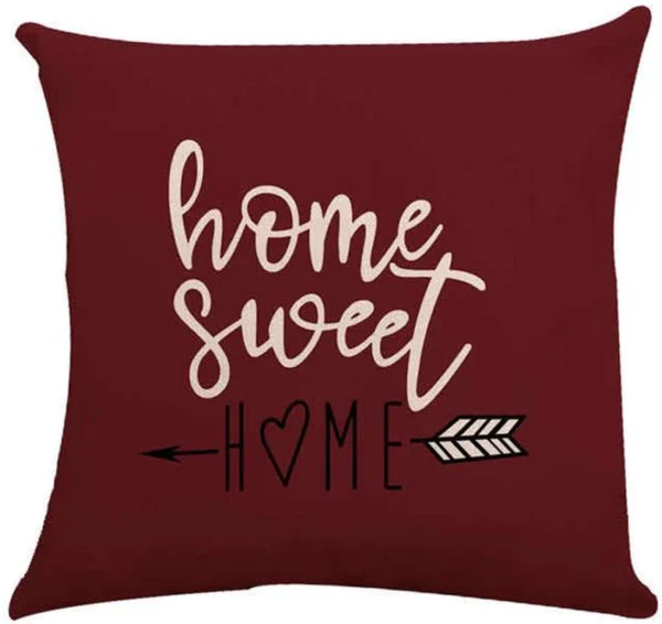 Unyqoos® Set van vier linnen kussenhoezen voor binnen en buiten gebruik