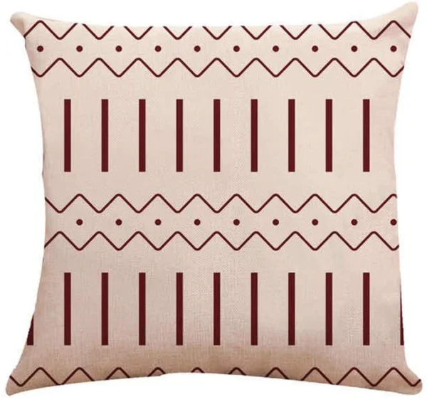 Unyqoos® Set van vier linnen kussenhoezen voor binnen en buiten gebruik