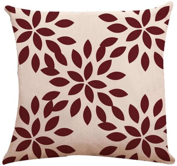 Unyqoos® Set van vier linnen kussenhoezen voor binnen en buiten gebruik