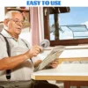 Unyqoos® Opvouwbare leesloep met verstelbare LED-verlichting en ergonomische handgreep