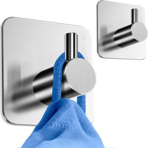 Unyqoos® Zelfklevende handdoekhouders set van 2 voor keuken en badkamer