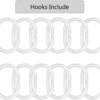 Unyqoos® Waterafstotend Douchegordijn met Schimmelbestendige Coating en Verstelbare Haken, 180x180 cm