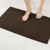 Unyqoos® Extra grote luxe badmat van 100% katoen, absorberend, antislip, sneldrogend en wasbaar, ideaal voor badkamer