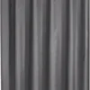 Unyqoos® Grijs waterafstotend douchegordijn met verzwaarde zoom en sneldrogende stof