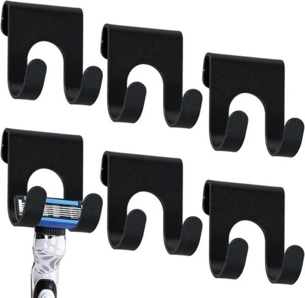 P-87213236337520-20260406120429.webp Unyqoos® Zesdelige set multifunctionele ophanghaken voor badkamer en keuken zonder boren